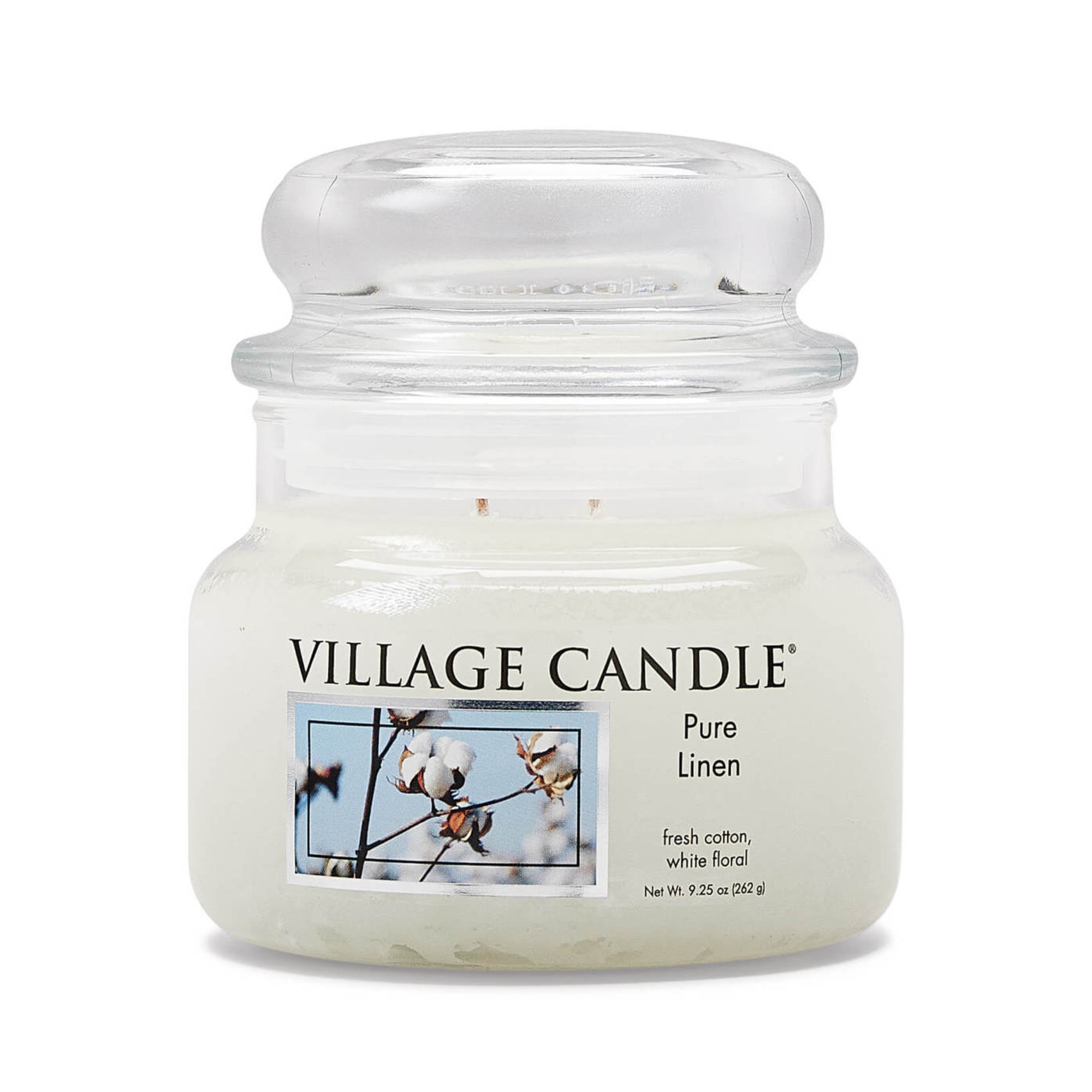 נר ריחני קטן Pure Linen Candle